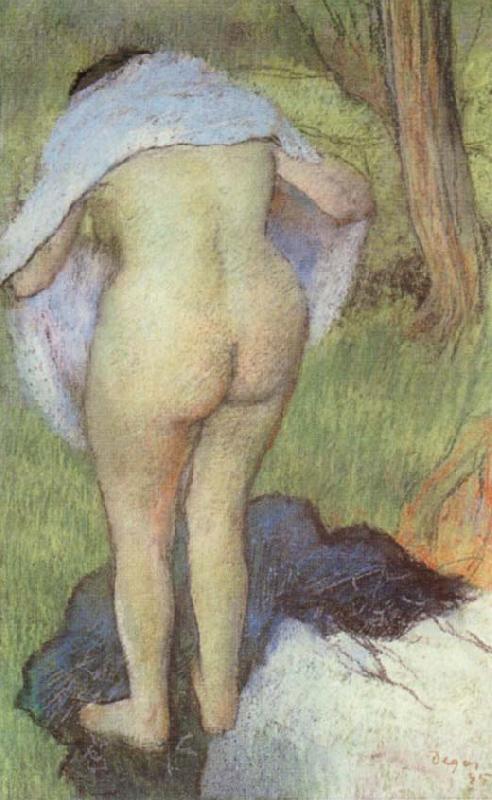 Edgar Degas After the Bath